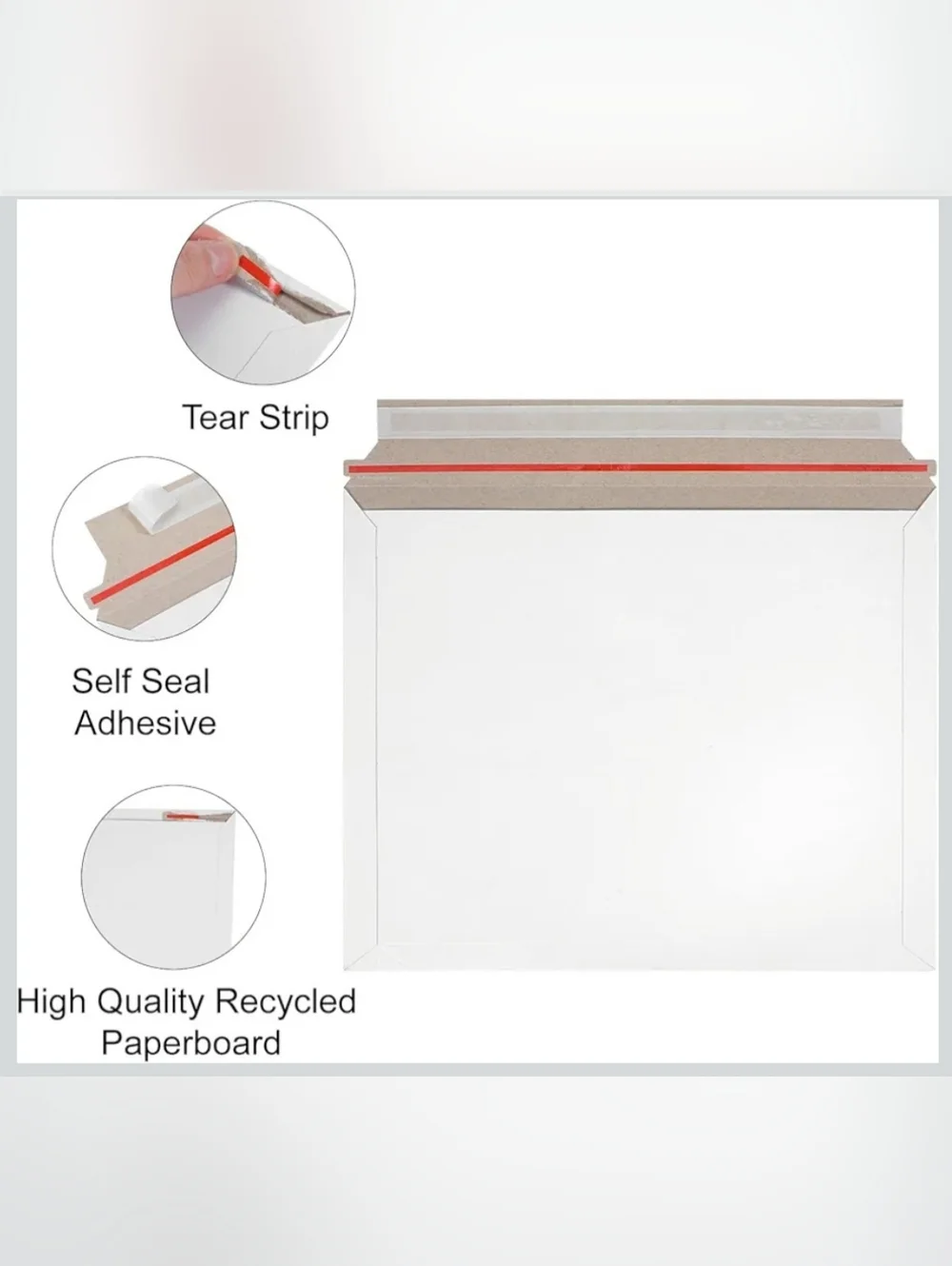 🍎 NEW 20-Pack Premium Rigid Document Mailers (11.2